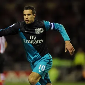 Robin van Persie in Action: Arsenal vs. Sunderland, FA Cup 2011-12