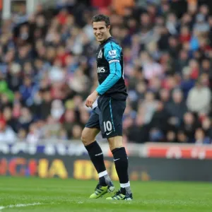 Robin van Persie in Action: Arsenal vs. Stoke City, Premier League 2011-12