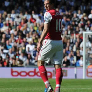 Robin van Persie in Action: Arsenal vs. West Bromwich Albion, Premier League 2011-12 Robin van Persie in Action: Arsenal vs. West Bromwich Albion, Premier League 2011-12
