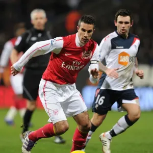 Robin van Persie in Action: Arsenal vs. Bolton Wanderers, Premier League 2011-12 Robin van Persie in Action: Arsenal vs. Bolton Wanderers, Premier League 2011-12