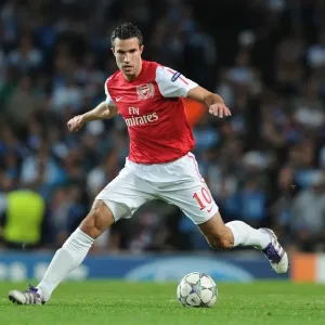 Robin van Persie in Action: Arsenal vs Olympique de Marseille, UEFA Champions League 2011-12 Robin van Persie in Action: Arsenal vs Olympique de Marseille, UEFA Champions League 2011-12