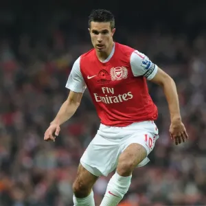 Robin van Persie in Action: Arsenal vs West Bromwich Albion, Premier League 2011-12