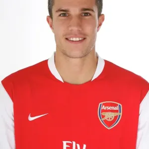 Robin van Persie Print - Arsenal 1st Team Photocall at Emirates Stadium Robin van Persie Print - Arsenal 1st Team Photocall at Emirates Stadium