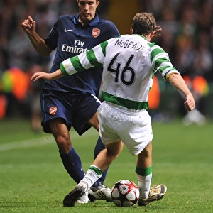 Robin van Persie (Arsenal) Aiden McGready (Celtic)