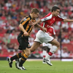 Robin van Persie (Arsenal) Andy Dawson (Hull) Robin van Persie (Arsenal) Andy Dawson (Hull)