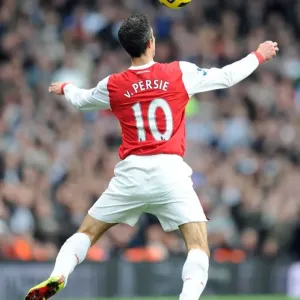 Robin van Persie (Arsenal). Arsenal 0: 1 Newcastle United. Barclays Premier League Robin van Persie (Arsenal). Arsenal 0: 1 Newcastle United. Barclays Premier League
