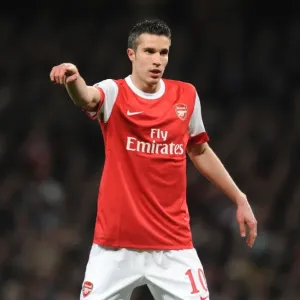 Robin van Persie (Arsenal). Arsenal 2: 1 Barcelona, UEFA Champions League Robin van Persie (Arsenal). Arsenal 2: 1 Barcelona, UEFA Champions League