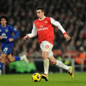 Robin van Persie (Arsenal). Arsenal 2: 1 Everton. Barclays Premier League Robin van Persie (Arsenal). Arsenal 2: 1 Everton. Barclays Premier League