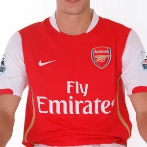 Print of Robin van Persie in Arsenal Football Club Team Photocall Print of Robin van Persie in Arsenal Football Club Team Photocall