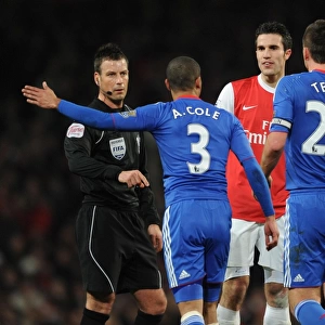 Robin van Persie (Arsenal) Ashley Cole and John Terry (Chelsea). Arsenal 3: 1 Chelsea