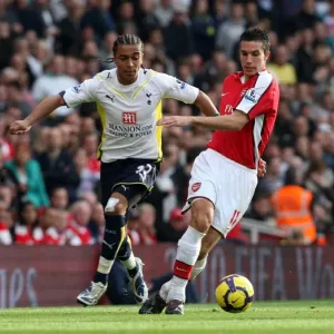 Robin van Persie (Arsenal) Benoit Assou-Ekotto (Tottenham) Robin van Persie (Arsenal) Benoit Assou-Ekotto (Tottenham)