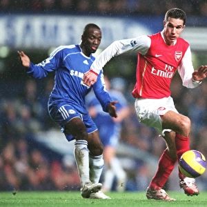 Robin van Persie (Arsenal) Claude Makelele (Chelsea)