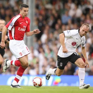 Robin van Persie (Arsenal) Danny Murphy (Fulham)