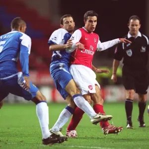 Robin van Persie (Arsenal) Denny Landzaat (Wigan)