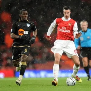 Robin van Persie Print - Arsenal 2:0 Wigan Athletic