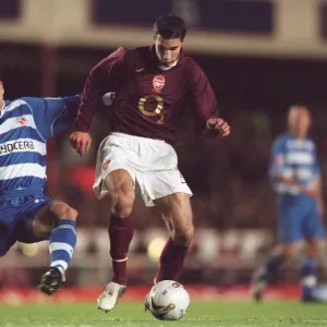 Robinson Van Persie (Arsenal) Iván Íñigo Martín Iglesias (Reading). El Arsenal venció a Reading por un marcador de tres goles cero