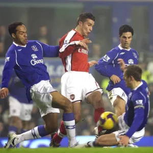Robin van Persie (Arsenal) Joleon Lescott Robin van Persie (Arsenal) Joleon Lescott