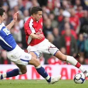 Robin van Persie (Arsenal) Liam Ridgewell (Birmingham) Robin van Persie (Arsenal) Liam Ridgewell (Birmingham)