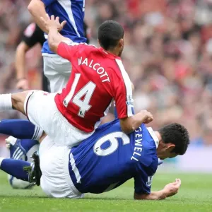 Robin van Persie (Arsenal) Liam Ridgewell (Birmingham)