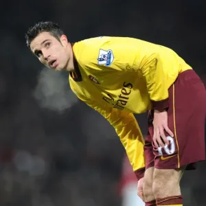 Robin van Persie (Arsenal). Manchester United 1: 0 Arsenal. Barclays Premier League