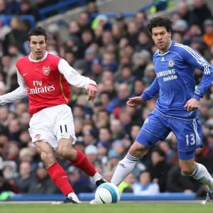 Robin van Persie (Arsenal) Michael Ballack (Chelsea)