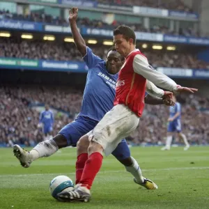 Robin van Persie (Arsenal) Michael Essien (Chelsea)