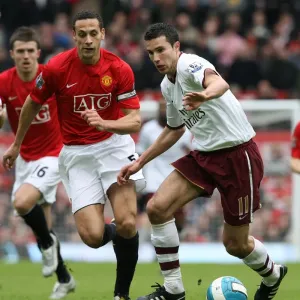 Robin van Persie (Arsenal) Rio Ferdinand (Manchester United) Robin van Persie (Arsenal) Rio Ferdinand (Manchester United)