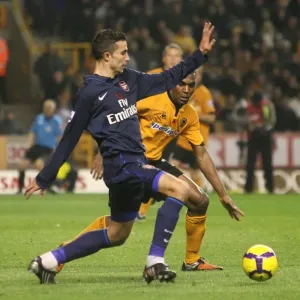 Robin van Persie (Arsenal) Ronald Zubar (Wolves) Robin van Persie (Arsenal) Ronald Zubar (Wolves)