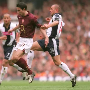 Robin van Persie Print - Arsenal v West Bromwich Albion FA Premiership