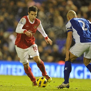 Robin van Persie (Arsenal) Stephen Carr (Birmingham). Birmingham City 0: 3 Arsenal