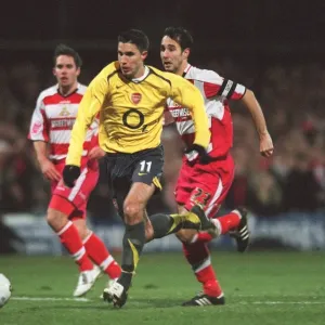Print of Robin van Persie in action at Earth Stadium