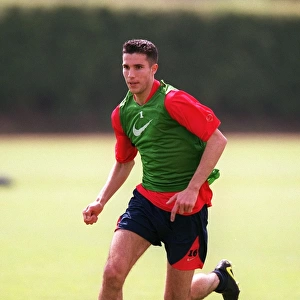 Robin van Persie at Arsenal Training, 2004