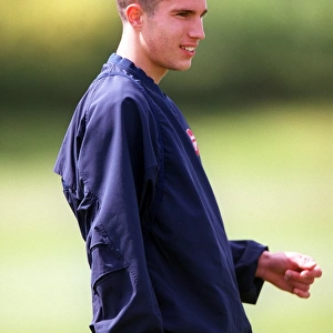 Robin van Persie at Arsenal Training Ground, 2004