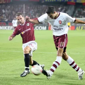 Robin van Persie (Arsenal) Zdenek Pospech (Sparta Prague) Robin van Persie (Arsenal) Zdenek Pospech (Sparta Prague)
