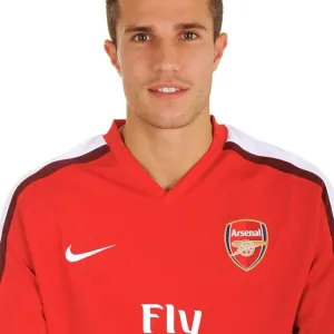 Print of Robin van Persie at Emirates Stadium Print of Robin van Persie at Emirates Stadium