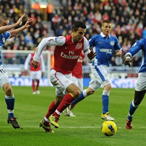 Robin van Persie Breaks Past Wigan's Defense: Arsenal vs Wigan Athletic, Premier League 2011-12