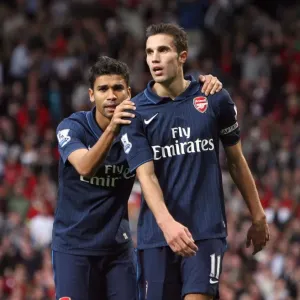 Robin van Persie and Eduardo Robin van Persie and Eduardo