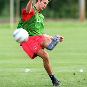 Robin van Persie: Focused Training at Arsenal Football Club, Austria 2004