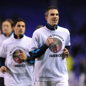 Robin van Persie Gears Up: Everton vs. Arsenal, Premier League 2011-12