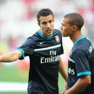 Robin van Persie and Kieran Gibbs Print, 2011-12 Pre-Season Friendly Robin van Persie and Kieran Gibbs Print, 2011-12 Pre-Season Friendly