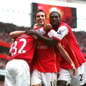 Robin van Persie Print, Barclays Premier League