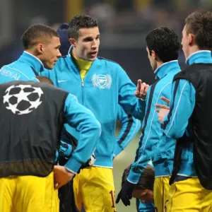 Robin van Persie Rallies Arsenal: United Front Before AC Milan Showdown, UEFA Champions League 2011-12 Robin van Persie Rallies Arsenal: United Front Before AC Milan Showdown, UEFA Champions League 2011-12
