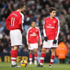 Robin van Persie and Samir Nasri (Arsenal)