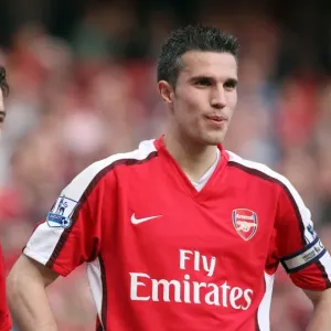 Robin van Persie and Samir Nasri (Arsenal). Arsenal 0: 0 Manchester City