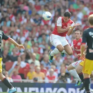 Robin van Persie Scores for Arsenal Against New York Red Bulls at Emirates Cup, 2011