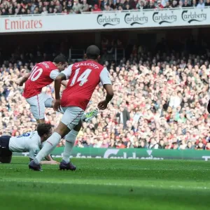 Robin van Persie Scores the Second Goal: Arsenal vs. Tottenham, Premier League 2011-12