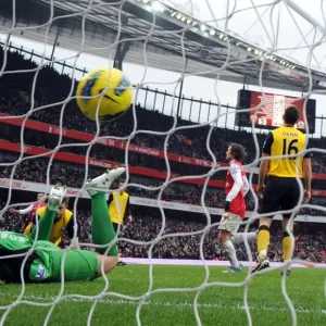 Robin van Persie Scores Stunning Goal Past Paul Robinson in Arsenal's Victory over Blackburn Rovers, 2011-12 Premier League