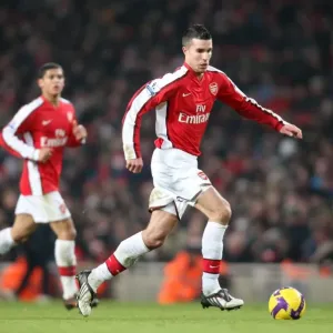 Print of Robin van Persie scoring the winning goal Print of Robin van Persie scoring the winning goal