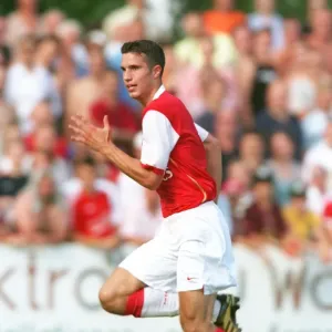 Robin van Persie Training with Arsenal during Pre-Season in Austria (2006)