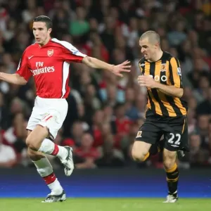 Robin van Persie vs. Dean Marney: Arsenal's 1:2 Defeat to Hull City in the Barclays Premier League Robin van Persie vs. Dean Marney: Arsenal's 1:2 Defeat to Hull City in the Barclays Premier League